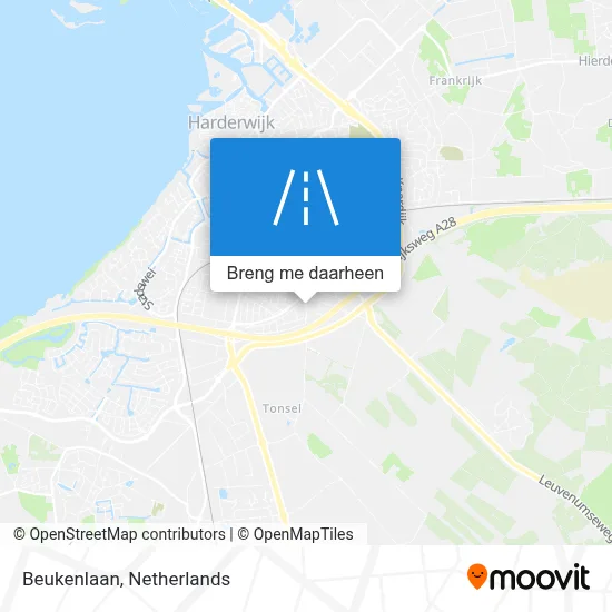 Beukenlaan kaart