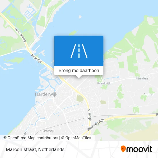 Marconistraat kaart