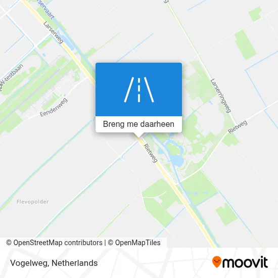 Vogelweg kaart