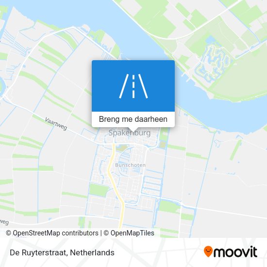De Ruyterstraat kaart