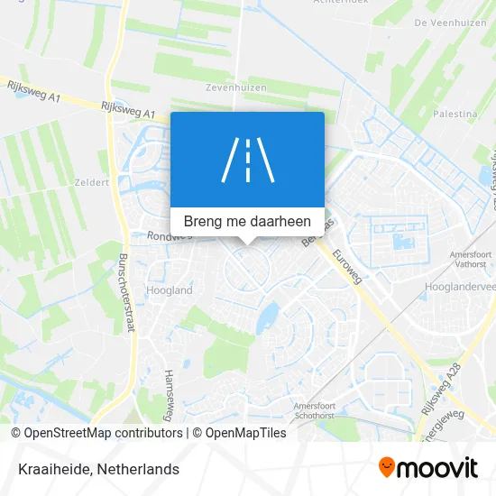 Kraaiheide kaart
