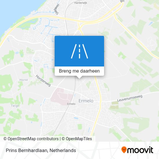 Prins Bernhardlaan kaart