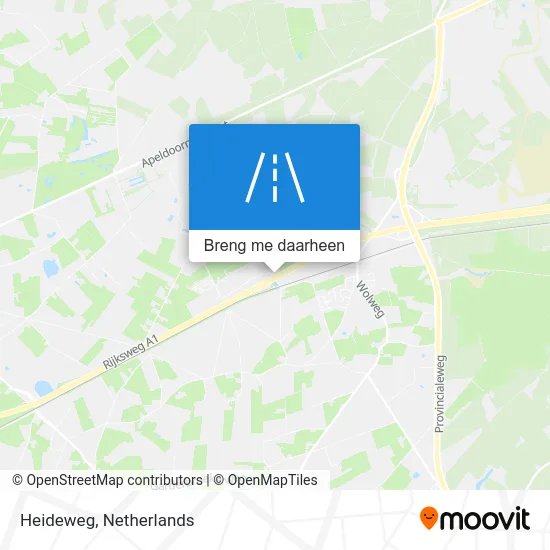 Heideweg kaart
