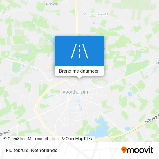 Fluitekruid kaart