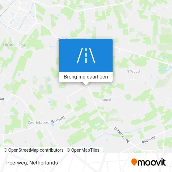 Peerweg kaart