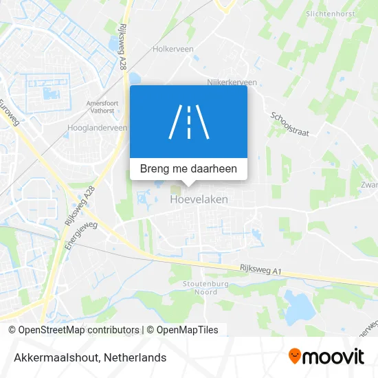 Akkermaalshout kaart