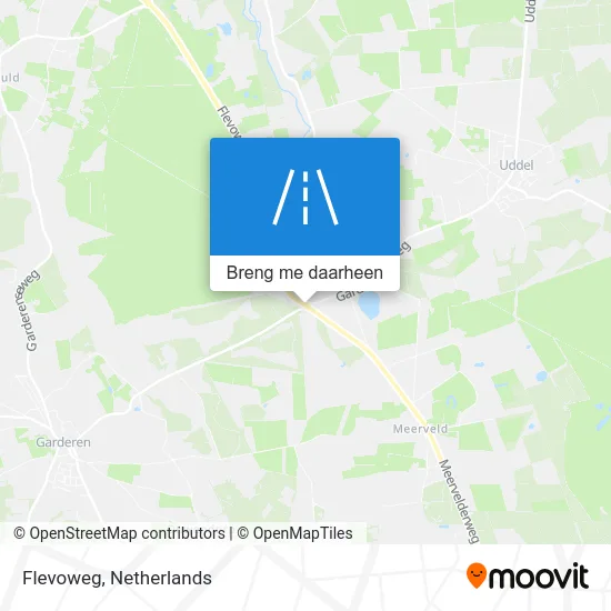 Flevoweg kaart