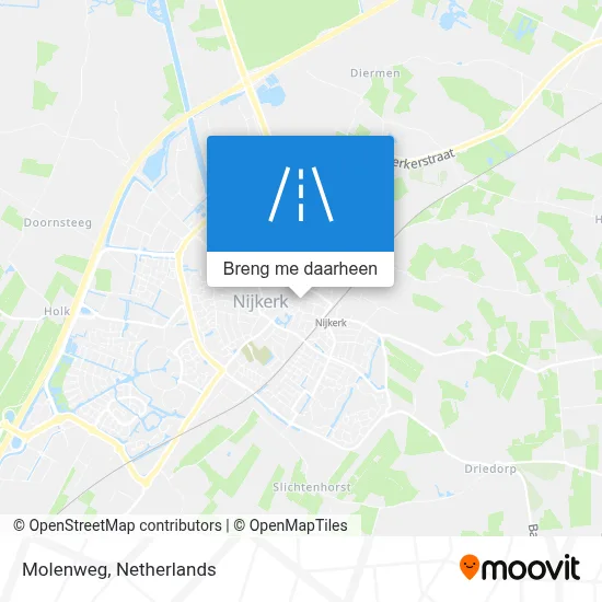 Molenweg kaart