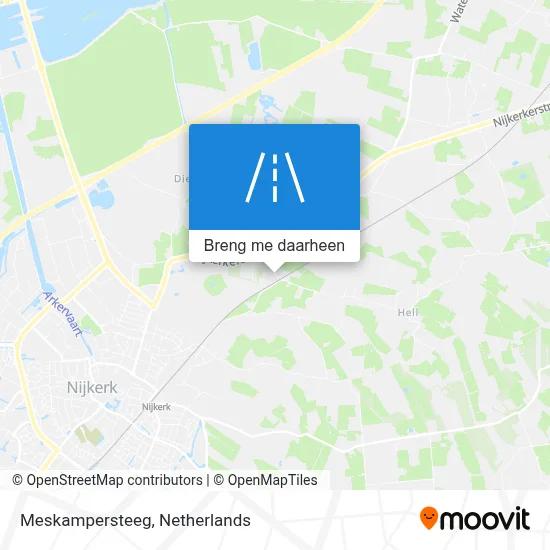 Meskampersteeg kaart