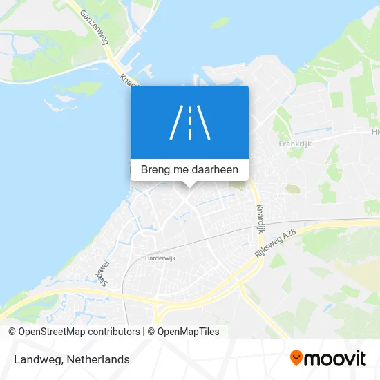 Landweg kaart