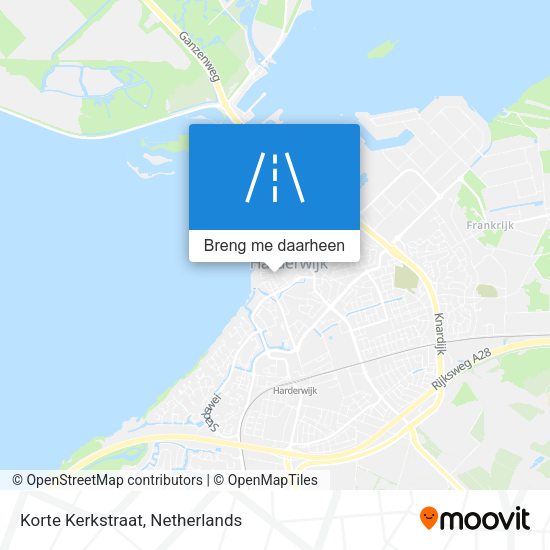 Korte Kerkstraat kaart