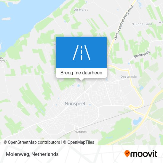 Molenweg kaart