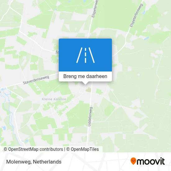 Molenweg kaart