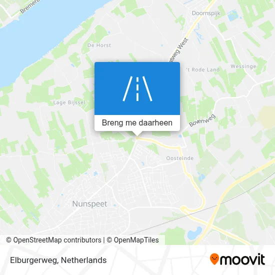 Elburgerweg kaart