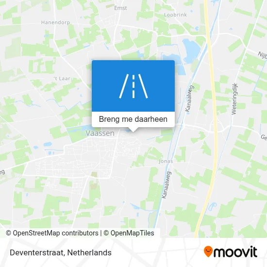 Deventerstraat kaart