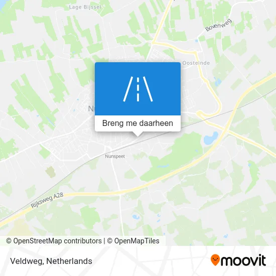 Veldweg kaart