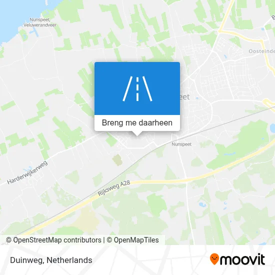 Duinweg kaart