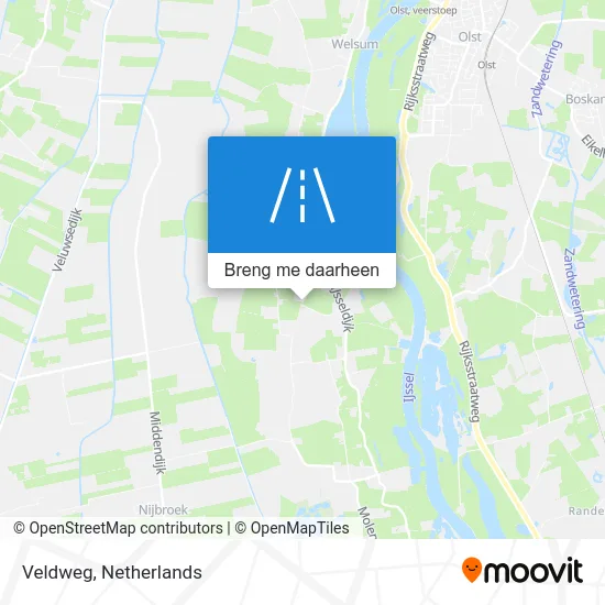 Veldweg kaart