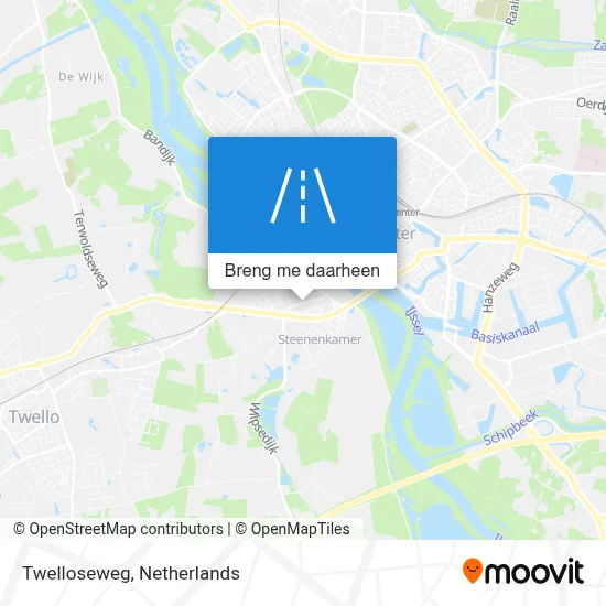 Twelloseweg kaart