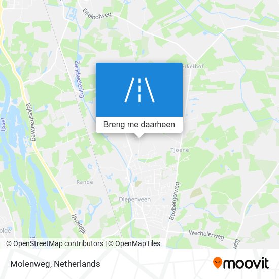 Molenweg kaart