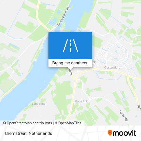 Bremstraat kaart