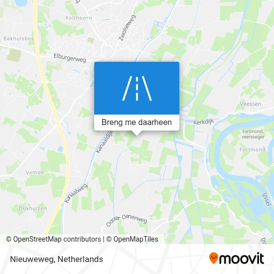 Nieuweweg kaart