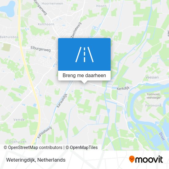 Weteringdijk kaart