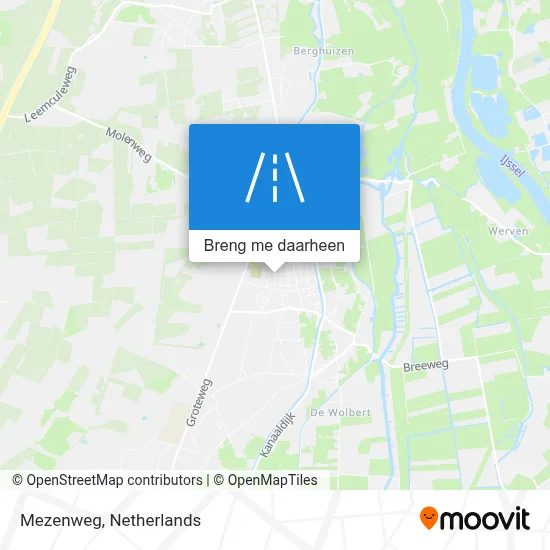 Mezenweg kaart