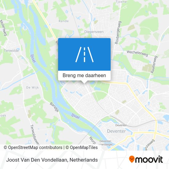 Joost Van Den Vondellaan kaart