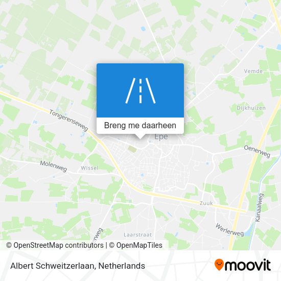 Albert Schweitzerlaan kaart