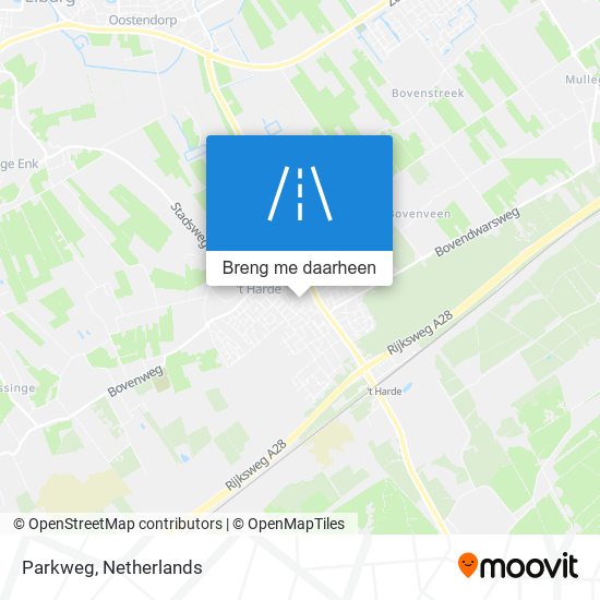 Parkweg kaart