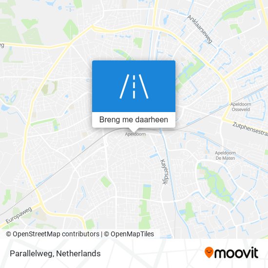 Parallelweg kaart