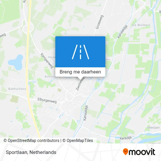 Sportlaan kaart