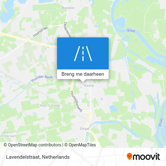 Lavendelstraat kaart