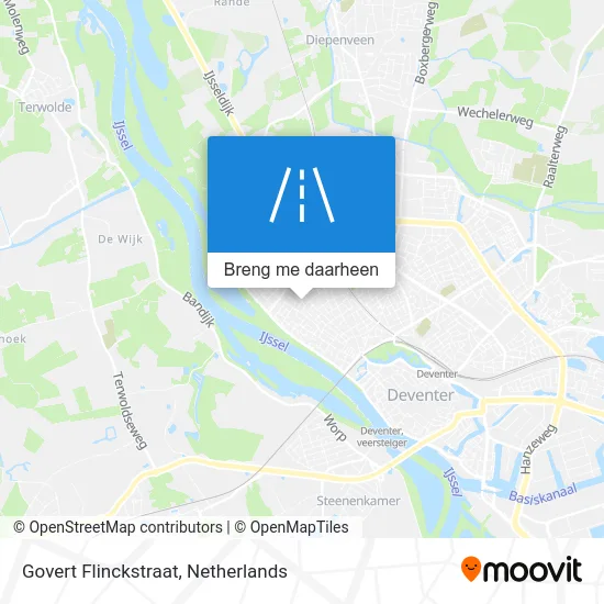 Govert Flinckstraat kaart