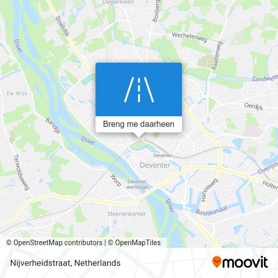 Nijverheidstraat kaart