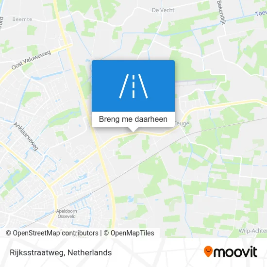 Rijksstraatweg kaart