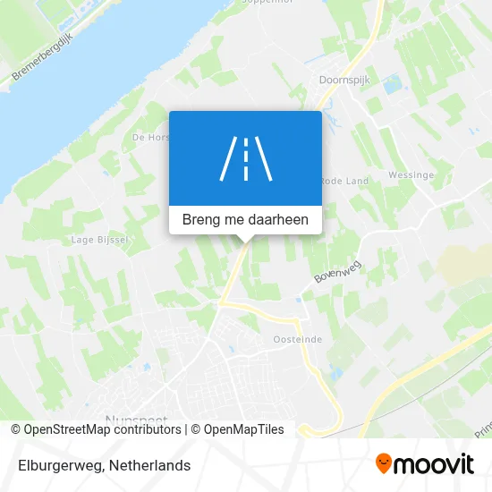 Elburgerweg kaart