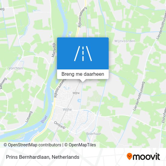 Prins Bernhardlaan kaart