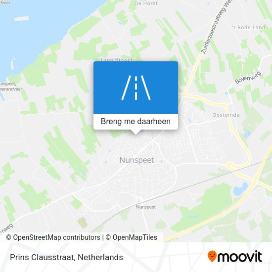 Prins Clausstraat kaart