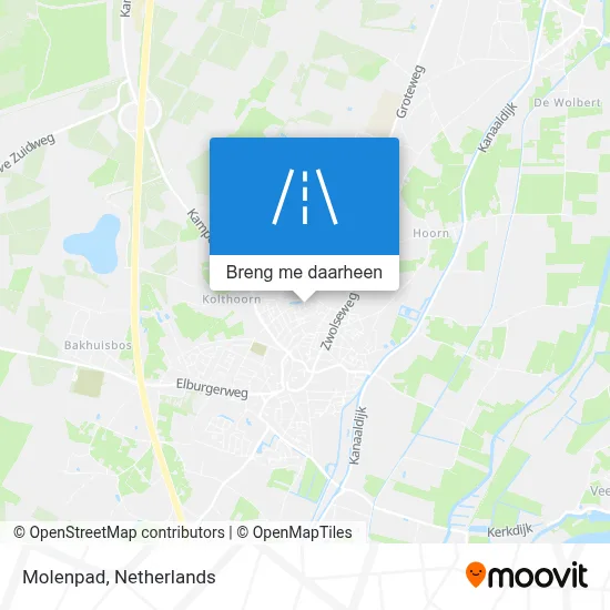 Molenpad kaart