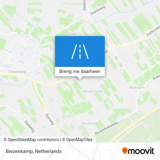 Biezenkamp kaart
