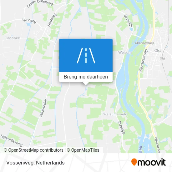 Vossenweg kaart