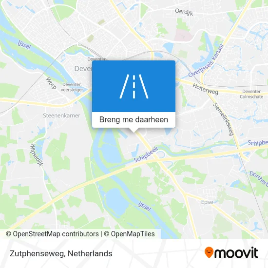 Zutphenseweg kaart