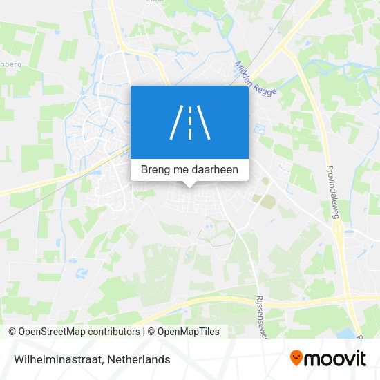 Wilhelminastraat kaart
