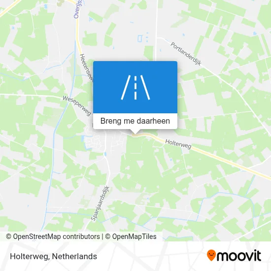 Holterweg kaart