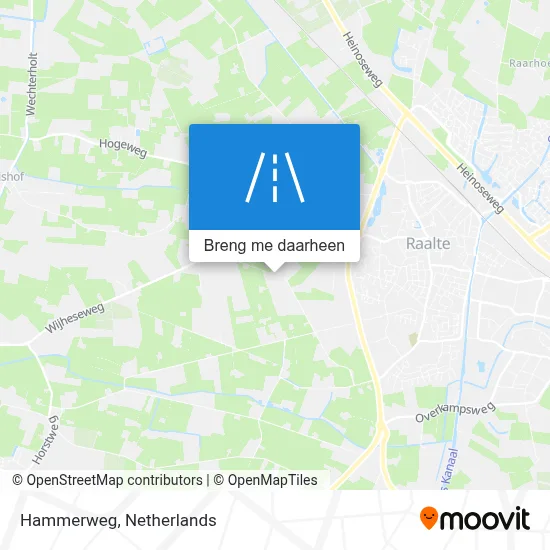 Hammerweg kaart