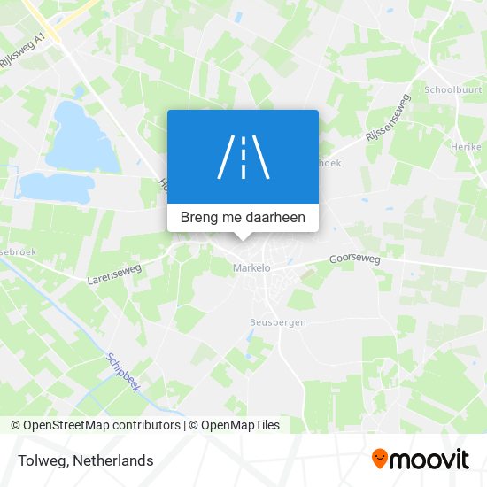 Tolweg kaart