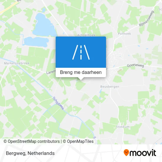 Bergweg kaart
