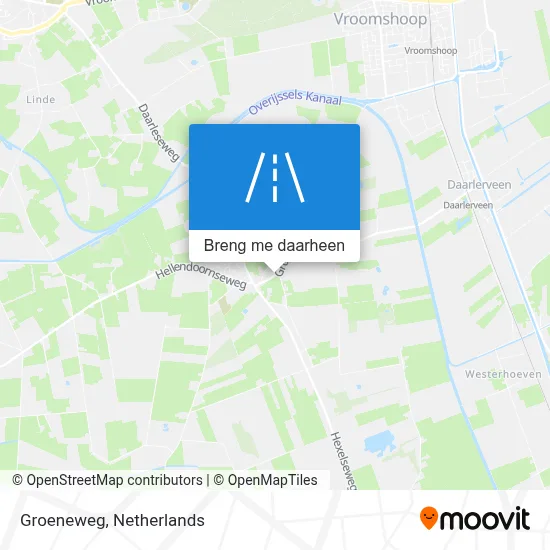 Groeneweg kaart